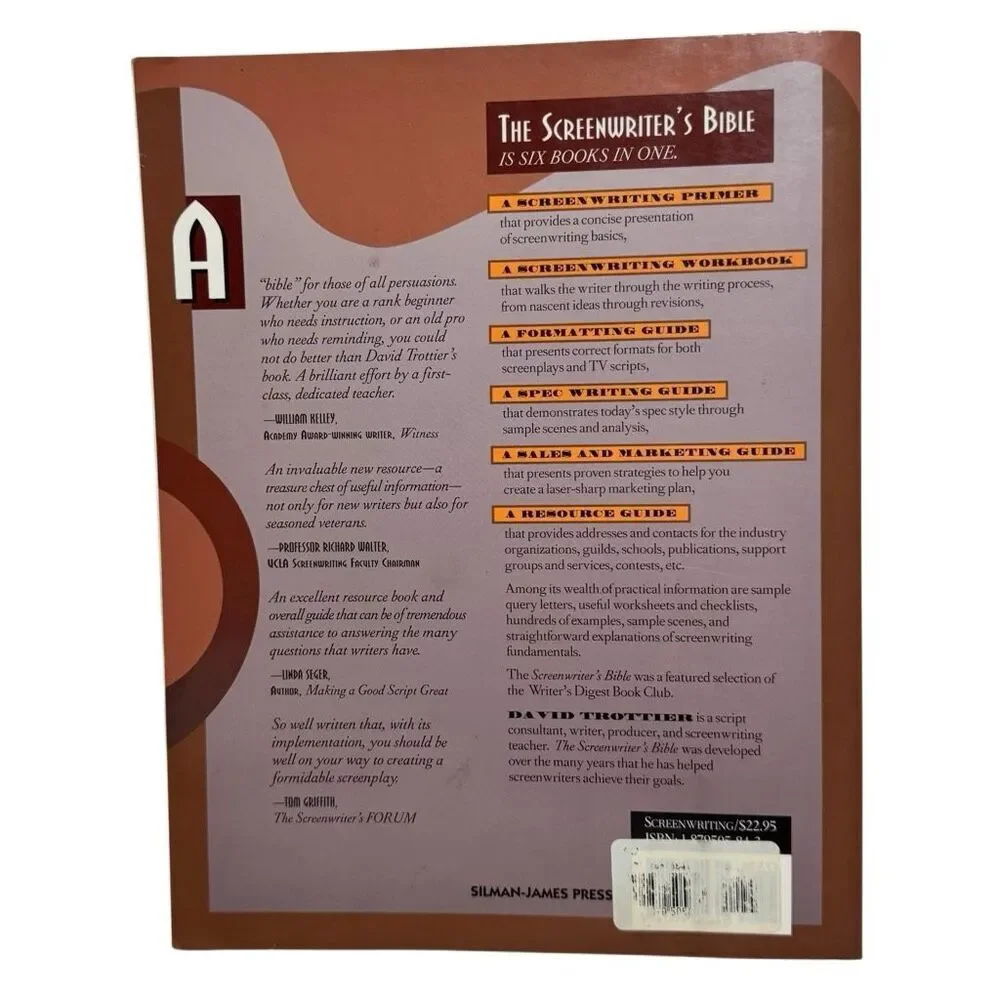 The Screenwriter's Bible: Writing, Formatting... by David Trottier 4th ed. 2005